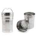 Heißer Verkaufs-Glas-Tee-Tasse-Wasser-Flasche mit Natur-Bambusdeckel-Glas-Wasserflasche trinken